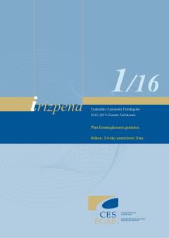 1/16 Irizpena 2016-2019 aldirako EAEko Gizarte Zerbitzuen Plan Estrategikoari buruzkoa